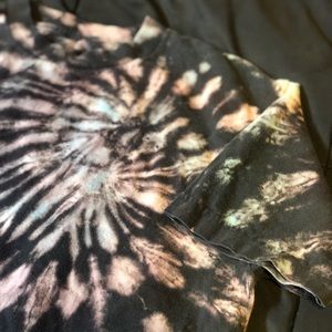 Handmade Bleach Tie-dye Cotton T-Shirt